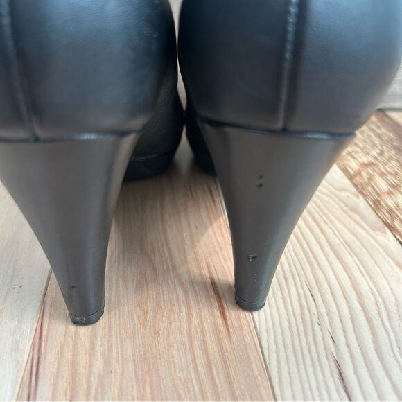 Clarks Brier Dolly Dress Pumps High Heels Platform Ortholite Footbed Black Sz 7 - Picture 10 of 16